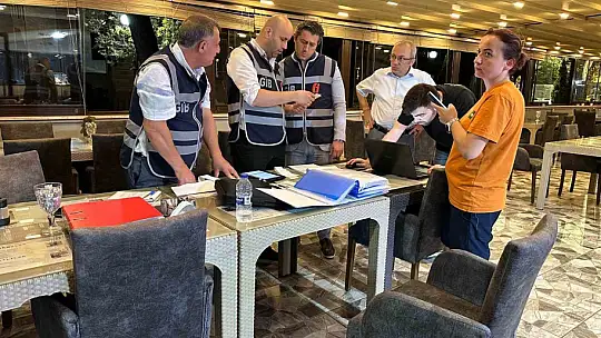 Zonguldak Defterdarlığından mekanlara denetim