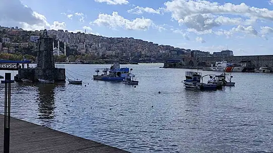 Zonguldak Limanı sarı renge boyandı