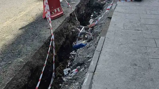 Zonguldak'ta alt yapı çalışması tehlikeye davetiye çıkartıyor