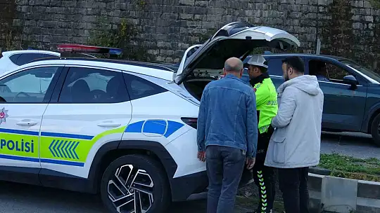 Zonguldak'ta eş zamanlı trafik denetimi: Kurallara uymayan sürücülere ceza
