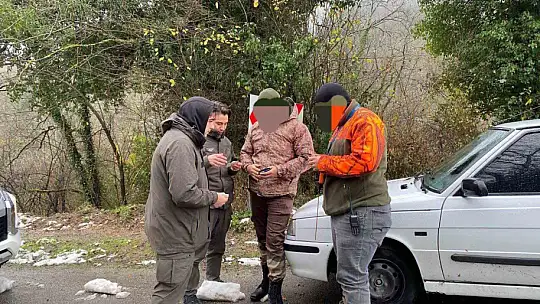 Zonguldak'ta hafta sonu av denetiminde 3 kişiye işlem yapıldı