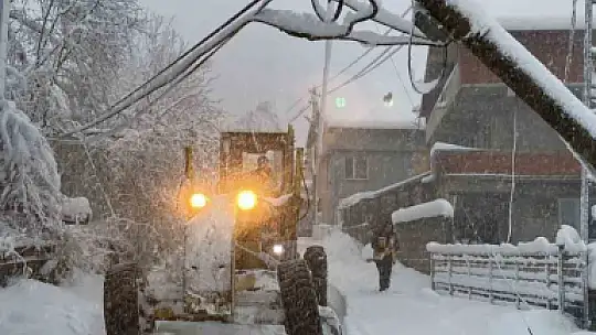 Kar nedeniyle 81 köy yolu ulaşıma kapandı