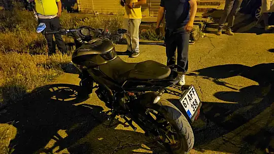 Zonguldak'ta kontrolden çıkan motosiklet devrildi: 1 yaralı