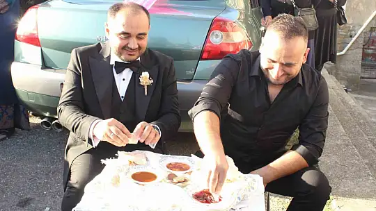 Zonguldak'ta Özbek pilavlı düğün