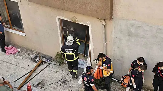 Zonguldak'ta patlama sesi mahalleyi ayağa kaldırdı