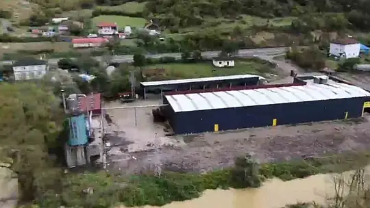 Zonguldak'ta selin boyutu böyle görüntülendi