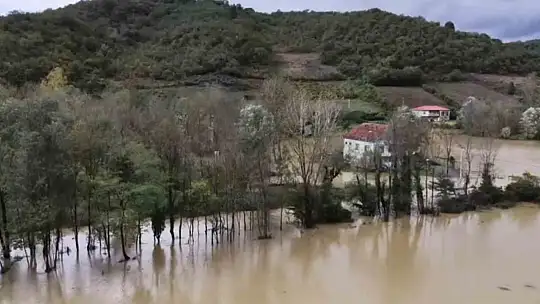 Zonguldak'ta selin boyutu böyle görüntülendi