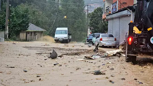 Zonguldak'ta şiddetli yağış etkili oldu
