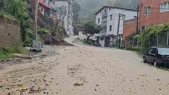 Zonguldak'ta şiddetli yağış etkili oldu