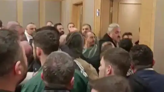 Şoförler odası seçimlerinde gergin anlar
