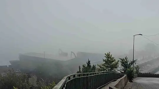 Zonguldak'ta soğuk hava kenti beyaza bürüdü