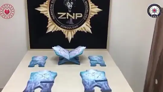 Zonguldak'ta şoke eden operasyon, 14 kilo uyuşturucuyu rahleye saklamışlar