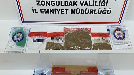 Zonguldak'ta uyuşturucu operasyonu: 3 tutuklama