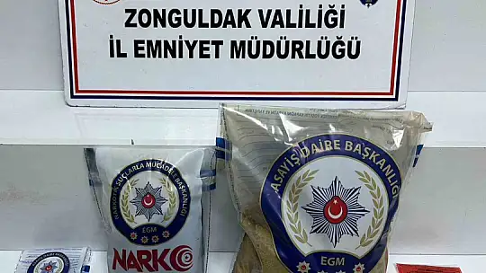 Zonguldak'ta uyuşturucu operasyonu: 3 tutuklama