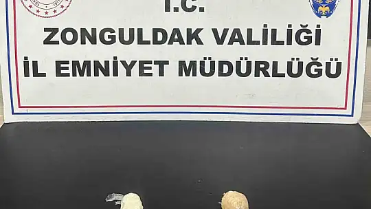 Zonguldak'ta uyuşturucu operasyonunda 3 şüpheli tutuklandı