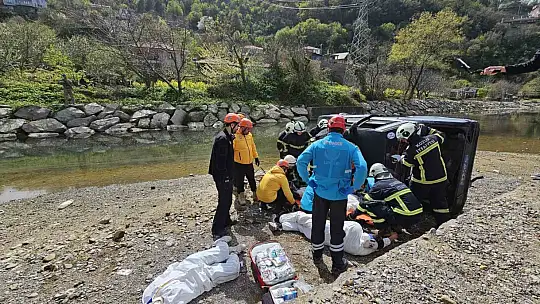 Zonguldak'taki sel ve taşkın tatbikatı gerçeğini aratmadı