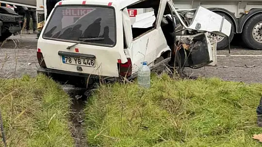 Zonguldak'taki trafik kazasında ölü sayısı 2'ye yükseldi
