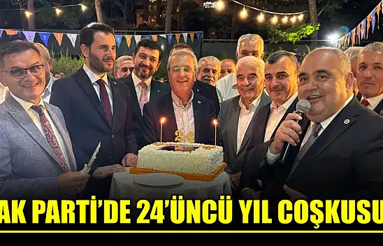 AK Parti'de 24'üncü yıl kutlaması