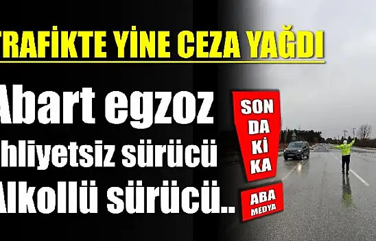 Binlerce lira ceza kesildi