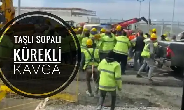 Video haber - Taşlı, sopalı, kürekli kavga