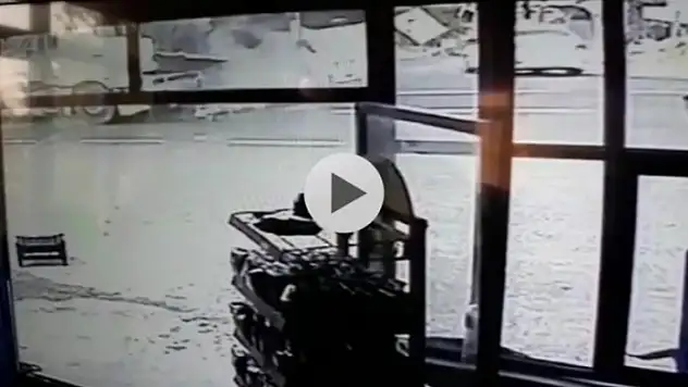 1 ASKERİN ŞEHİT OLDUĞU KAZA ANI GÖRÜNTÜLERİ