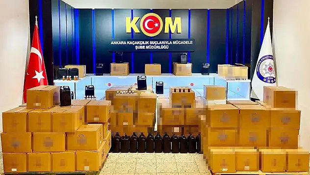 1 milyon liralık sahte alkol ve elektronik sigara ele geçirildi