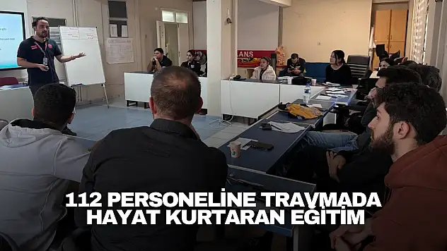 112 Personeline Travmada Hayat Kurtaran Eğitim