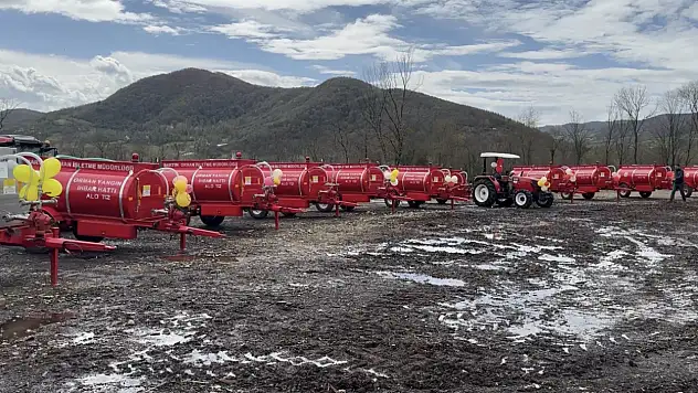 25 köye 160 bin TL değerinde tanker