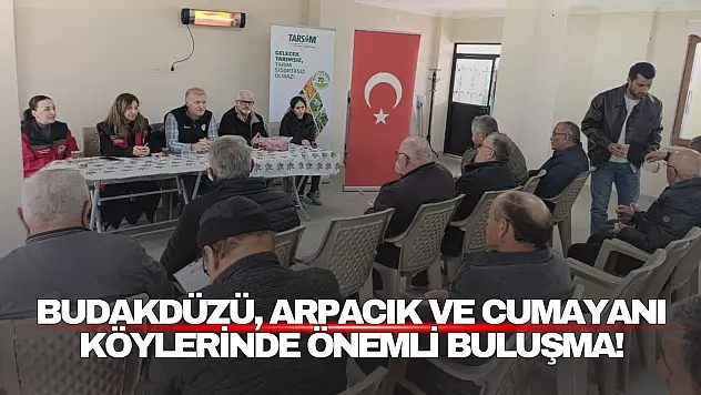 3 Bin 605 Üreticiyle Bir Araya Gelindi