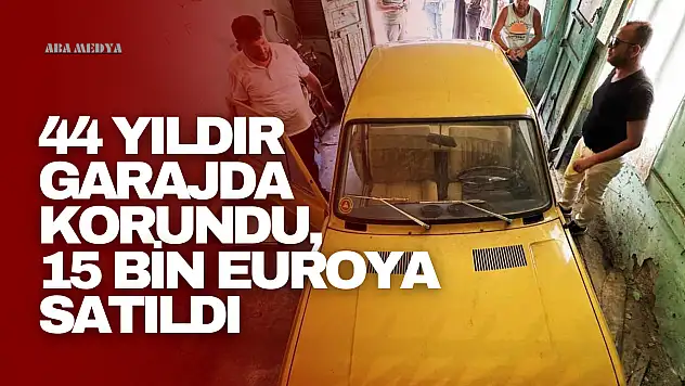 44 yıldır garajda korundu, 15 bin euroya satıldı
