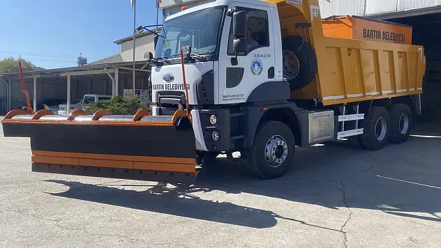Bartın Belediyesi kış hazırlığını yapıyor