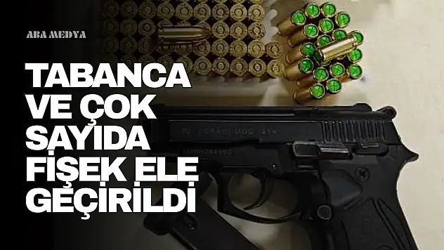Tabanca ve Çok Sayıda Fişek Ele Geçirildi