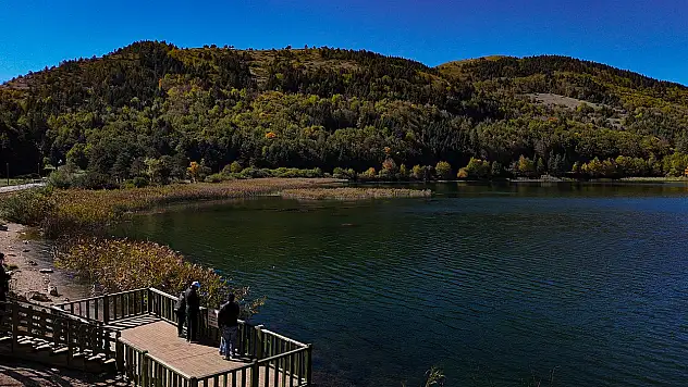 Abant Gölü Milli Parkı'nda renk cümbüşü