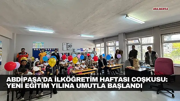 Abdipaşa'da İlköğretim Haftası Coşkusu