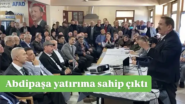 Abdipaşa OSB için ÇED toplantısı yapıldı