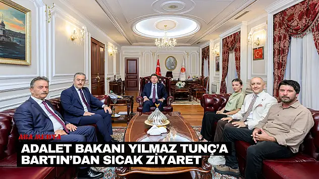 Adalet Bakanı Yılmaz Tunç'a Bartın'dan Sıcak Ziyaret