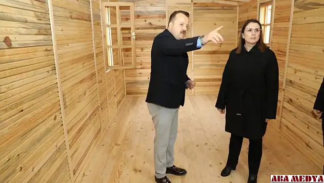 Ahşap sınıflar Malatya'ya gönderiliyor