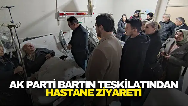 AK Parti Bartın Teşkilatından Devlet Hastanesine Moral Ziyareti