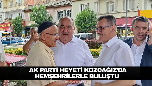 AK Parti Heyeti Kozcağız'da Hemşehrilerle Buluştu