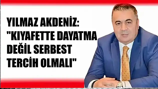 Akdeniz'den açıklama