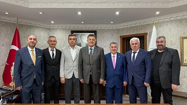 Akdeniz ve heyetinden Yalçınkaya'ya ziyaret