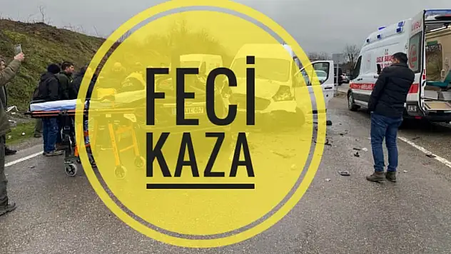 Akmanlar mevkiinde feci kaza