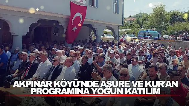 Akpınar Köyü'nde Coşkulu Program
