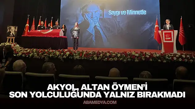 Akyol, Altan Öymen'i Son Yolculuğunda Yalnız Bırakmadı