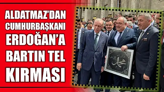 Aldatmaz'dan Cumhurbaşkanı Erdoğan'a hediye