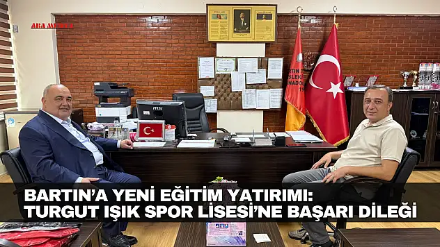 Aldatmaz,Turgut Işık Spor Lisesi'ni ziyaret etti