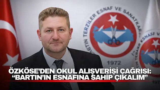 Ali Özköse'den Bartın esnafına destek çağrısı