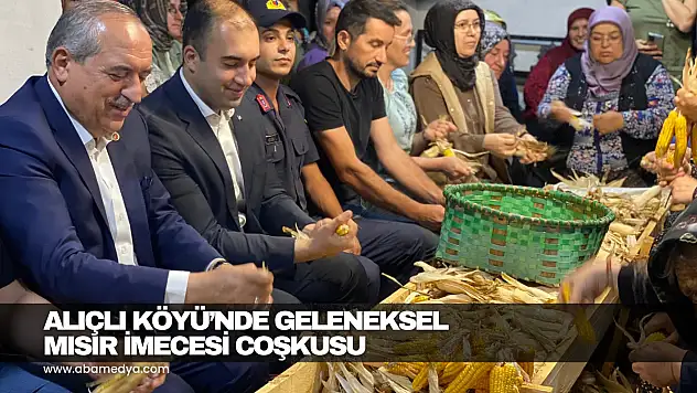 Alıçlı Köyü'nde Geleneksel Mısır İmecesi Coşkusu