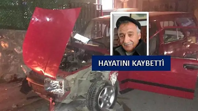 ALKOLLÜ SÜRÜCÜNÜN ÇARPTIĞI MUZAFFER BİRLİK HAYATINI KAYBETTİ