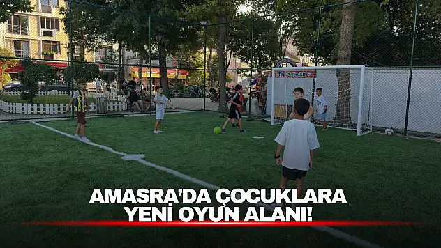 Amasra'da Çocuklara Yeni Oyun Alanı!